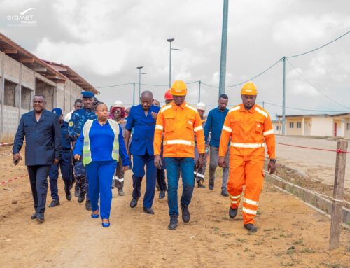 La Ministre de l’Éducation nationale en visite sur les chantiers scolaires majeurs à Moanda